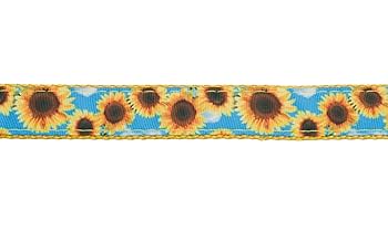 sunflower ribbon品 Amazon.com: Whaline Summer Sunflower Wired Edge Ribbon 10